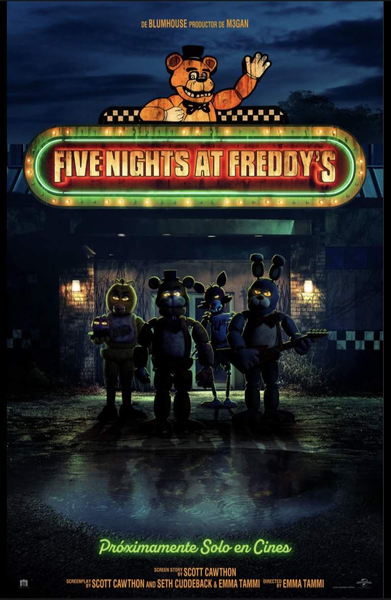 FIVE NIGHTS AT FREDDY’S  1 NOVIEMBRE