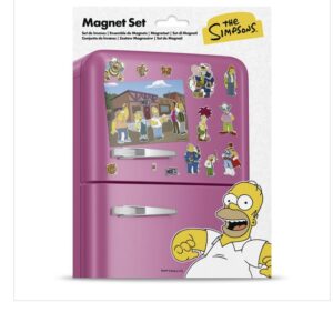 Set imanes troquelados Taberna Moe Los Simpsons