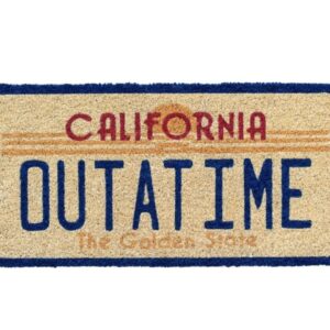 Felpudo Matricula Regreso al Futuro