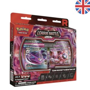 Blister cartas League Battle Deck Team Rockets Mewtwo Ex Pokemon ingles