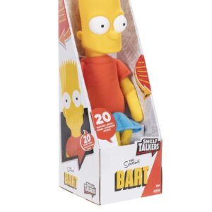 Peluche parlante Bart Shelf Los Simpsons ingles 33cm Idioma: ingles.